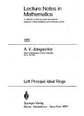 book Left principal ideal rings MAa