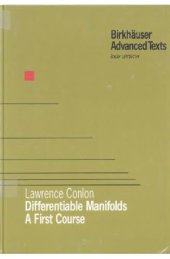 book Differentiable manifolds. A first course