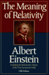 book The meaning of relativity