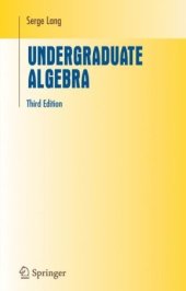 book Undergraduate Algebra