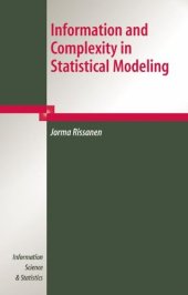 book Information and complexity in statistical modeling