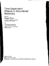 book Time-Dependent Effects in Disordered Materials