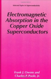 book Electromagnetic Absorption in the Copper Oxide Superconductors