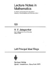 book Left principal ideal rings MAa