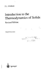 book Introduction to the Thermodynamics of Solids