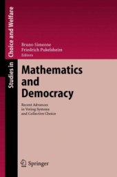 book Mathematics and democracy. Recent advaces in voiting systems