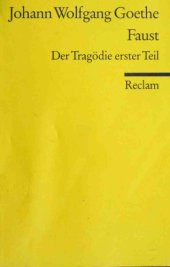 book Faust. Der Tragödie erster Teil