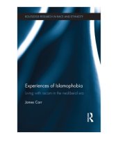 book Experiences of Islamophobia: Living with Racism in the Neoliberal Era