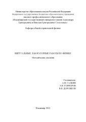 book Виртуальные лабораторные работы по физике: методические указания
