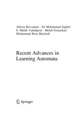 book Recent Advances in Learning Automata