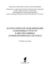 book Математическое моделирование солитонных структур в диссипативных атомно-оптических системах: учебное пособие