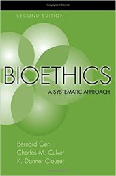book Bioethics: A Systematic Approach