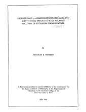 book Oxidation of 3,4-Dimethoxycinnamic Acid and Substitution Products with Alkaline Solution of Potassium-Permanganate