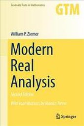 book Modern real analysis