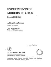 book Experiments in modern physics