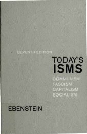 book Today’s Isms: Communism, Fascism, Capitalism, Socialism