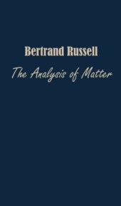 book The Analysis of Matter