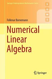 book Numerical Linear Algebra: A Concise Introduction with MATLAB and Julia