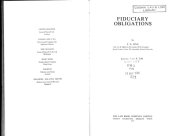 book Fiduciary obligations