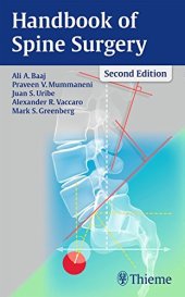 book Handbook of Spine Surgery