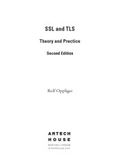 book SSL and TLS. Theory and Practice