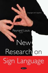 book New Research on Sign Language