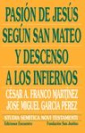 book Pasion de Jesus segun S. Mateo y descenso a los infiernos