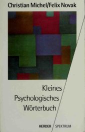 book Kleines psychologisches Wörterbuch