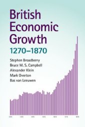 book British Economic Growth, 1270–1870