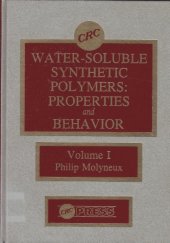 book Water-Soluble Synthetic Polymers Properties and Behavior, Volume 1