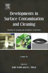 book Developments in Surface Contamination and Cleaning - Vol 6: Methods of Cleaning and Cleanliness Verification