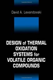 book Design of Thermal Oxidation Systems for Volatile Organic Compounds