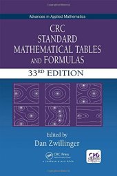 book CRC Standard Mathematical Tables and Formulas, 33rd Edition