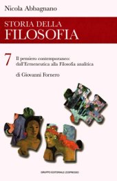 book Storia della filosofia. Dall’Ermeneutica alla Filosofia analitica