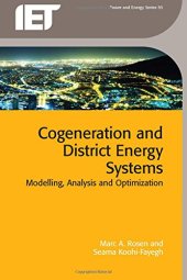 book Cogeneration and District Energy Systems: Modelling, Analysis and Optimization