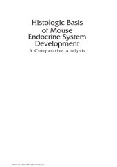 book Histologic Basis of Mouse Endocrine System Development : A Comparative Analysis