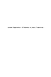 book Infrared spectroscopy of diatomics for space observation