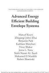 book Advanced energy efficient building envelope systems