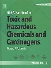 book Sittig's handbook of toxic and hazardous chemicals and carcinogens