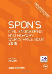 book Spon's Civil Engineering and Highway Works Price Book 2018