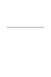 book Discrete Time Branching Processes in Random Environment