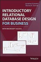 book Introductory relational database design for business, with Microsoft Access