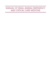 book Manual of small animal emergency and critical care medicine