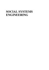 book Social systems engineering : the design of complexity