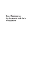 book Food processing by-products and their utilization