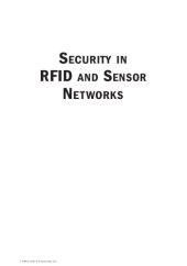 book Security in RFID and Sensor Networks