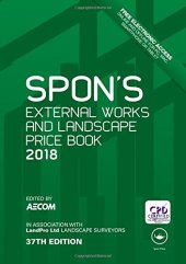 book Spon's External Works and Landscape Price Book 2018