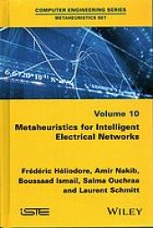 book Metaheuristics for intelligent electrical networks