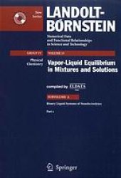 book Vapor-liquid equilibrium in mixtures and solutions