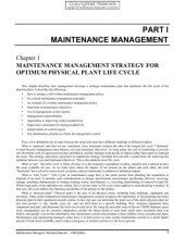 book Maintenance manager's standard manual